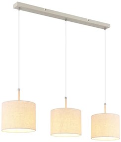 Globo 15968-3H - Lampadario sospeso con cavo DELEON 3xE27/40W/230V