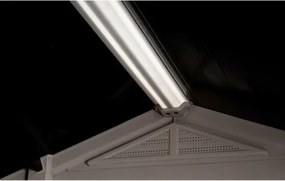 Casetta Da Giardino In Resina 178x195,5x208H Cm Factor 6x6 Beige Keter Con Mensole