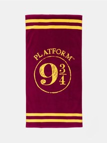 Sinsay - Asciugamano Harry Potter 70 cm x 140 cm - maroon