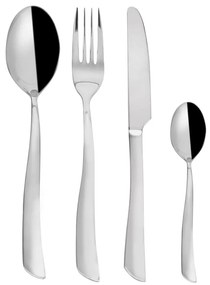 Posate argentate in acciaio inox 24 pz Shape – Orion