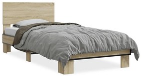 Giroletto Rovere Sonoma 100x200 Cm Legno Multistrato E Metallo /