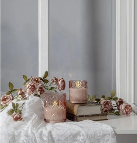 Candela a LED con alimentazione a batteria (altezza totale 10 cm) Flamme Romb – Star Trading