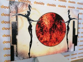 Stampa su tela – Danza africana