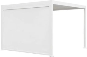 Tenda per pergola NATERIAL in Textilene Astra lato 3,7 m bianco