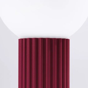 Sollux SL.1751 - Lampada da tavolo HALO 1xG9/8W/230V diametro 12 cm rosso