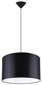 Sollux SL.1406 - Lampadario a sospensione con filo NOVA 1xE27/15W/230V diametro 40 cm nero