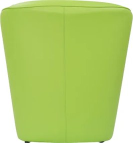 Poltrona poltroncina VALENTINA in ecopelle in tinta unita VERDE CHIARO