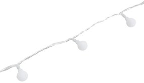 Aigostar - Catena luminosa decorativa LED per esterni 100xLED/3,6W/230V/8 funzioni 10m IP44 bianco caldo