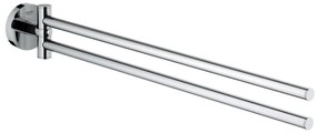 Portasciugamani da parete Essentials cromato, L 43.9 cm