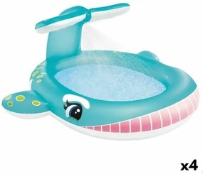 Piscina Gonfiabile per Bambini Intex Balena 200 L 196 x 91 x 201 cm (4 Unità)