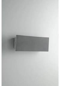 Applique LED moderno da esterno Parker grigio IP65, luce bianco naturale 512 lumen, INTEC