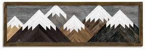 Pittura murale Montagne, 120 x 35 cm - Evila Originals