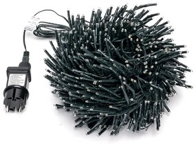 Aigostar - Catena LED natalizia da esterno 600xLED/8 funzioni 18m IP44 bianco caldo