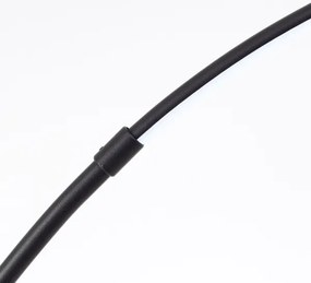 Brilliant - Lampada da terra touch dimmerabile a LED BOW LED/14W/230V nero