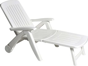 sdraio mare prendisole in resina con ruote