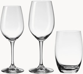 Set di 12 bicchieri in cristallo Basic