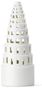 Portacandele natalizio in ceramica bianca Lighthouse, ø 9 cm Urbania Lighthouse High Tower - Kähler Design