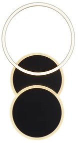 Leuchten Direkt 14116-18 - Plafoniera LED SEVENT LED/25,5W/230V nero