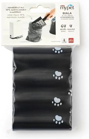 Sacchetti neri per gatti in set da 4 11x18 cm Biala - Rotho