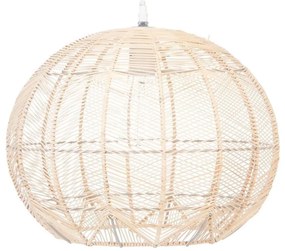 Atmosphera - Lampadario a sospensione con filo KITA 1xE27/40W/230V rattan