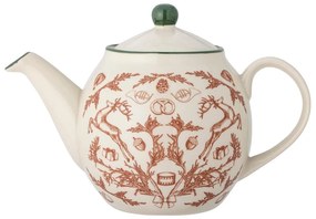 Teiera color crema in gres a tema natalizio 900 ml Beth – Bloomingville