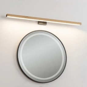 Brilagi-Illuminazione a LED per specchi da bagno WOODY MIRROR LED/15W/230V IP44 quercia/nero