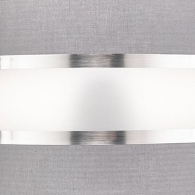 HELAM Paralume Helen, Ø 20 cm, E27, grigio/argento