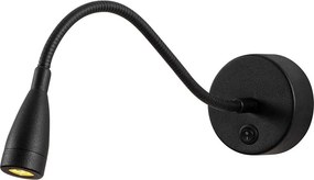 Lampada da parete LED nera Reading – Opviq lights