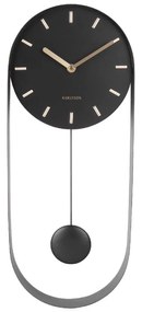 Orologio a pendolo nero da parete Charm Pendulum - Karlsson