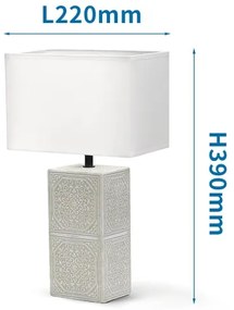 Aigostar - Lampada da tavolo 1xE14/40W/230V