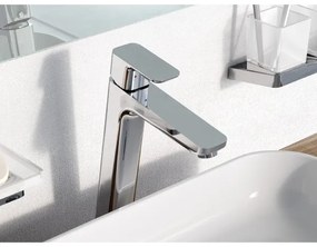 Ravak X070130 - Miscelatore per lavabo FREE 33,4 cm, finitura cromo lucido