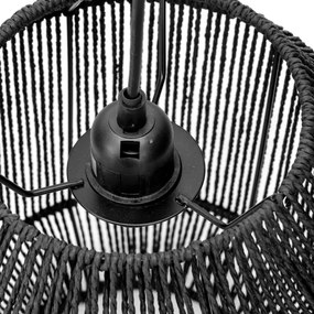 Aigostar - Lampadario a sospensione con filo 1xE27/60W/230V nero