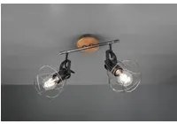 Faretto Spot Vintage 2 Luci Orientabili Madras Trio Lighting