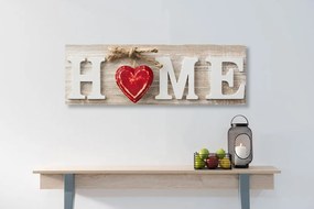 Stampa su tela – Con scritta Home