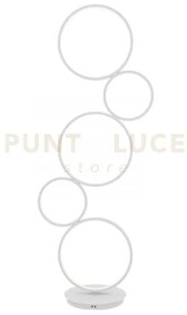 Piantana led fredy bianca 36w 4080lm cct 3000k 4000k 6500k 46,3x25x...