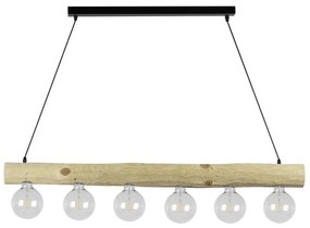 Spot-Light 69860604 - Lampadario a sospensione con filo TRABO 6xE27/60W/230V