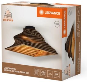 Ledvance - Plafoniera DECOR CARDBOARD 1xE27/15W/230V 40x40 cm