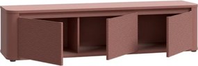 Mobile TV Da Terra 3 Ante 170x40x40 Design Moderno Lehman Terracotta