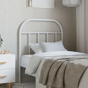 Testiera İn Metallo Bianco 75 Cm /