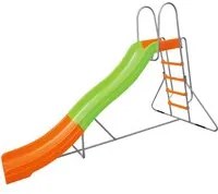 Scivolo da Giardino 150x317x204cm in Acciaio per Bambini Bauer