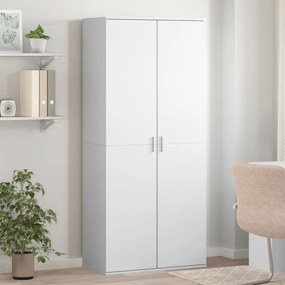 Scarpiera Bianca 80x39x178 Cm İn Legno Multistrato /