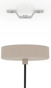 Eglo 390146 - Lampadario a sospensione con filo OLTAMAR 1xE27/40W/230V diametro 21 cm color crema