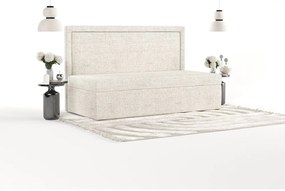 Letto singolo imbottito crema 80x200 cm Scala - Maison de Rêve