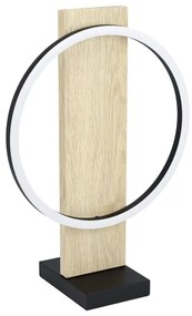 Eglo 901718 - Lampada da tavolo LED BOYAL LED/12W/230V 3000K beige/nero