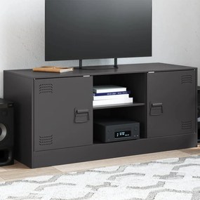 Mobile Tv Nero 99x39x44 Cm İn Acciaio /