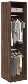 Armadio Rovere Marrone 50x50x200 Cm İn Legno Multistrato /