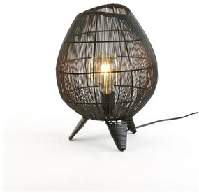 Lampada da tavolo nera (altezza 37 cm) Yumi - Light &amp; Living