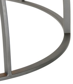 Lampada a sospensione industriale grigio scuro con legno 47 cm - Arthur