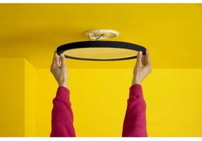 WiZ - Plafoniera LED RGB dimmerabile SUPERSLIM LED/22W/230V Wi-Fi nero