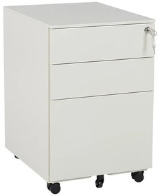 Classificatore metallo bianco sporco 39 x 50 cm CAMI Beliani